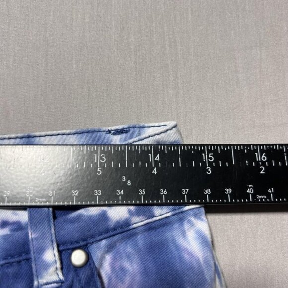 Wildfang Pants Womens Medium Blue White Tie-Dye The Essential Work Pant WP5300 - Picture 11 of 15